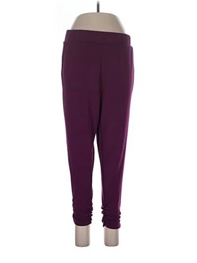 Pre-owned Studio By Torrid Active Pants In Purple