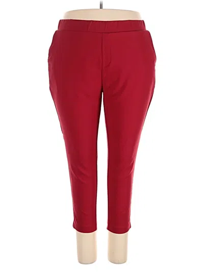 Pre-owned Studio By Torrid Active Pants In Red