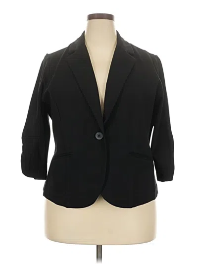 Pre-owned Studio By Torrid Blazer Jacket In Black