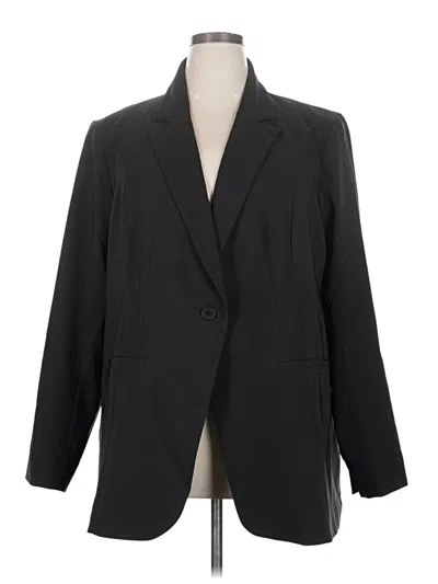 Pre-owned Studio By Torrid Blazer Jacket In Black