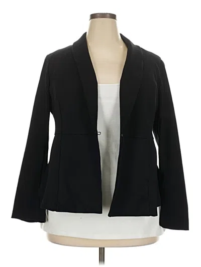 Pre-owned Studio By Torrid Blazer Jacket In Black
