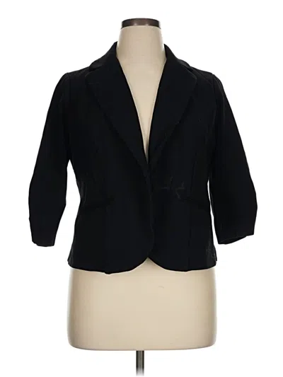 Pre-owned Studio By Torrid Blazer Jacket In Black