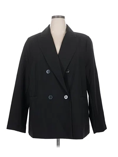 Pre-owned Studio By Torrid Blazer Jacket In Black