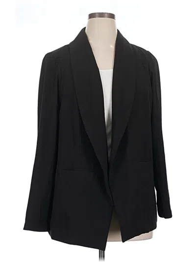 Pre-owned Studio By Torrid Blazer Jacket In Black