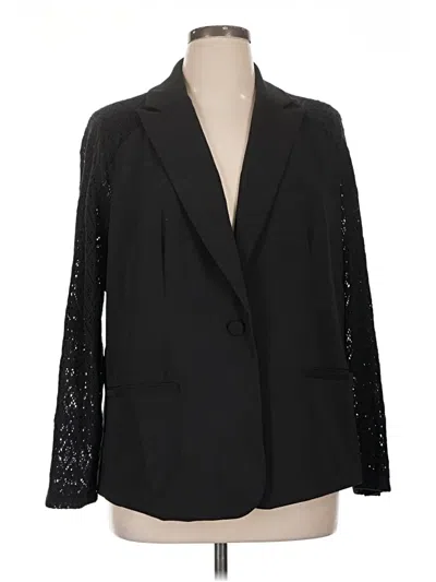 Pre-owned Studio By Torrid Blazer Jacket In Black