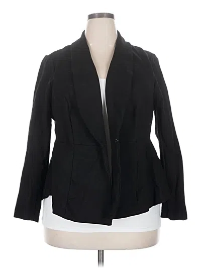 Pre-owned Studio By Torrid Blazer Jacket In Black