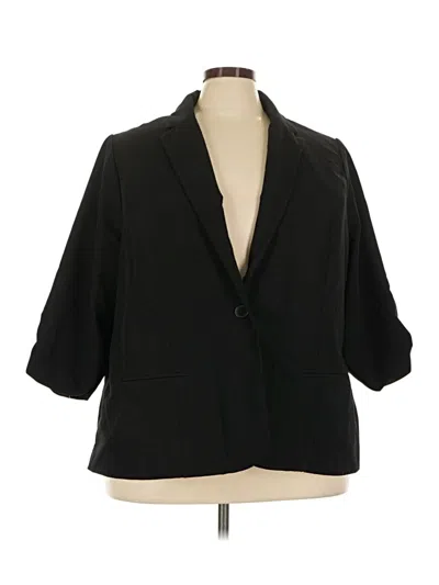Pre-owned Studio By Torrid Blazer Jacket In Black