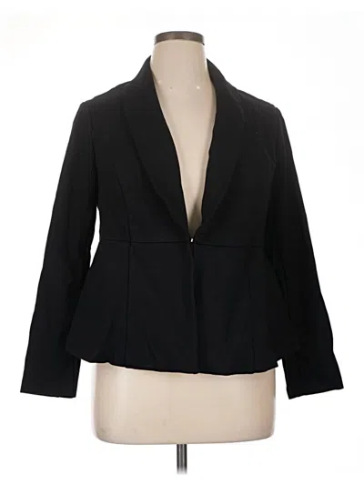 Pre-owned Studio By Torrid Blazer Jacket In Black