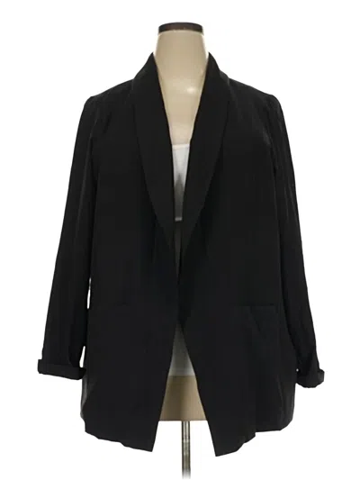 Pre-owned Studio By Torrid Blazer Jacket In Black