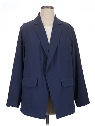 Pre-owned Studio By Torrid Blazer Jacket In Blue