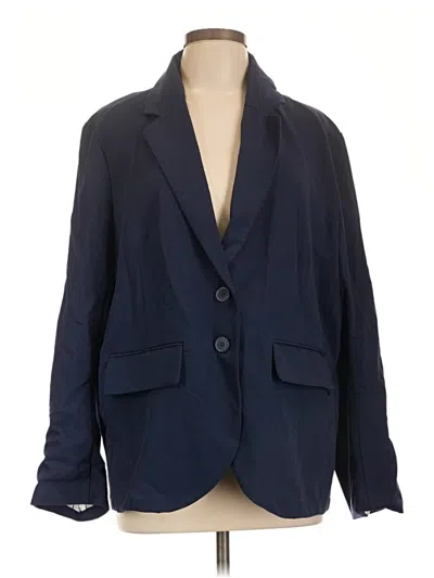 Pre-owned Studio By Torrid Blazer Jacket In Blue