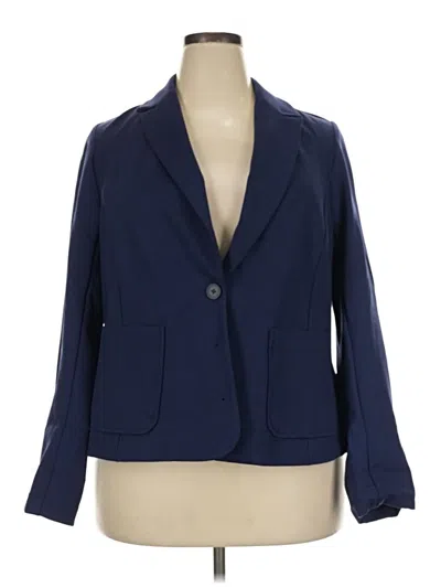 Pre-owned Studio By Torrid Blazer Jacket In Blue