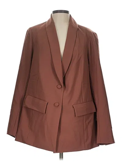 Pre-owned Studio By Torrid Blazer Jacket In Brown