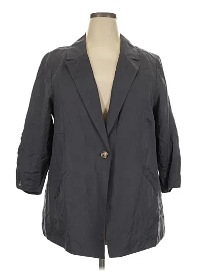 Pre-owned Studio By Torrid Blazer Jacket In Gray