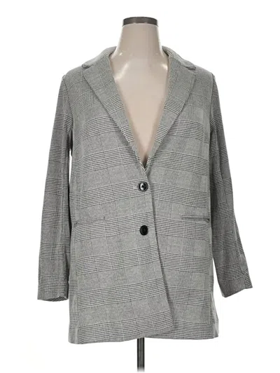 Pre-owned Studio By Torrid Blazer Jacket In Gray