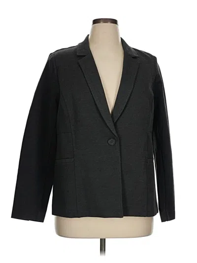 Pre-owned Studio By Torrid Blazer Jacket In Gray
