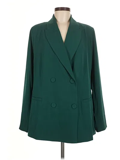 Pre-owned Studio By Torrid Blazer Jacket In Green