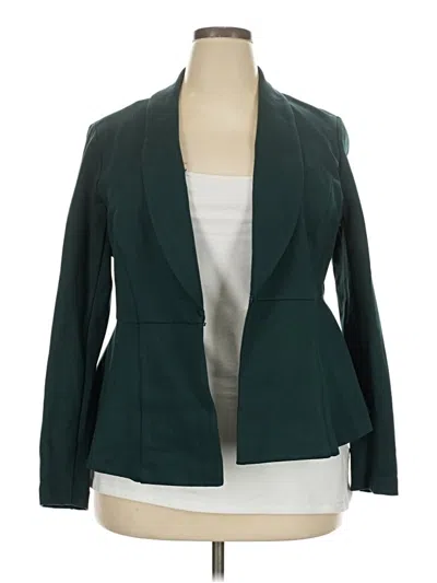 Pre-owned Studio By Torrid Blazer Jacket In Green