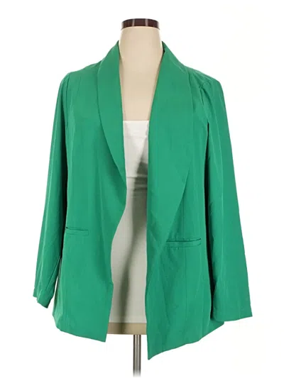 Pre-owned Studio By Torrid Blazer Jacket In Green