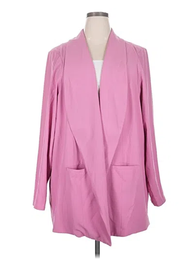 Pre-owned Studio By Torrid Blazer Jacket In Pink