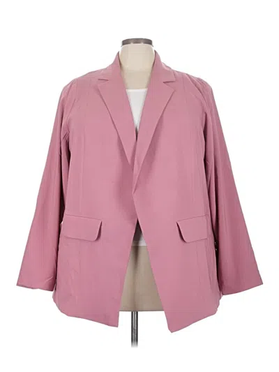 Pre-owned Studio By Torrid Blazer Jacket In Pink