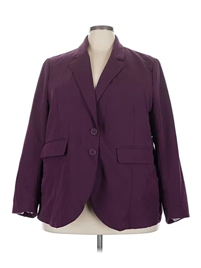 Pre-owned Studio By Torrid Blazer Jacket In Purple