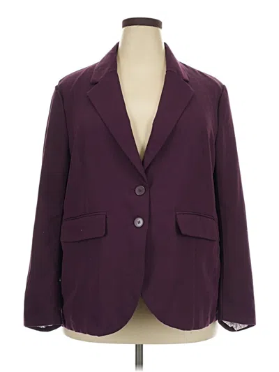 Pre-owned Studio By Torrid Blazer Jacket In Purple