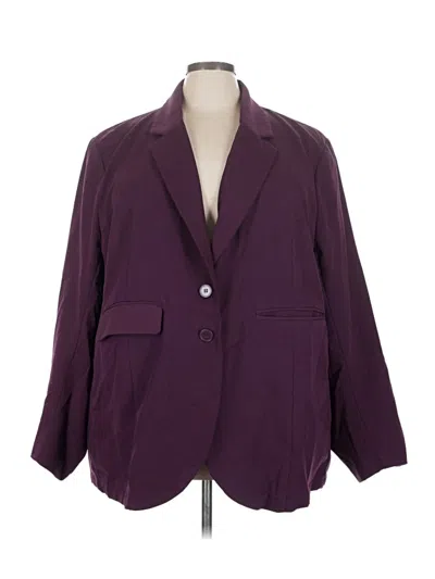 Pre-owned Studio By Torrid Blazer Jacket In Purple