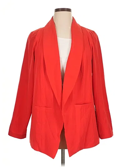 Pre-owned Studio By Torrid Blazer Jacket In Red