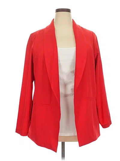 Pre-owned Studio By Torrid Blazer Jacket In Red