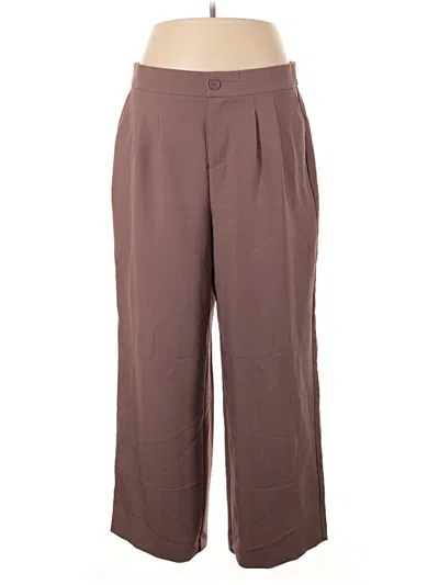 Pre-owned Studio By Torrid Casual Pants In Brown