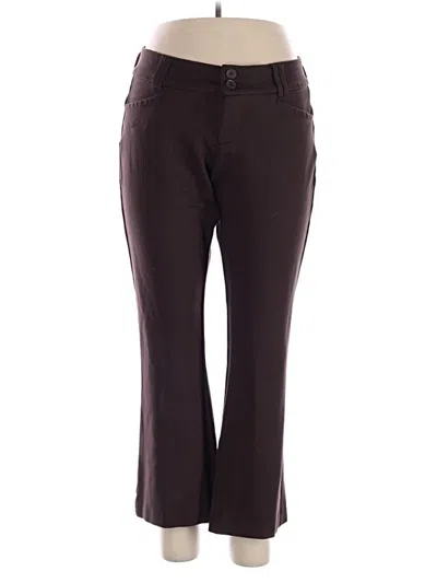 Pre-owned Studio By Torrid Casual Pants In Brown