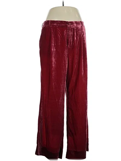 Pre-owned Studio By Torrid Casual Pants In Burgundy