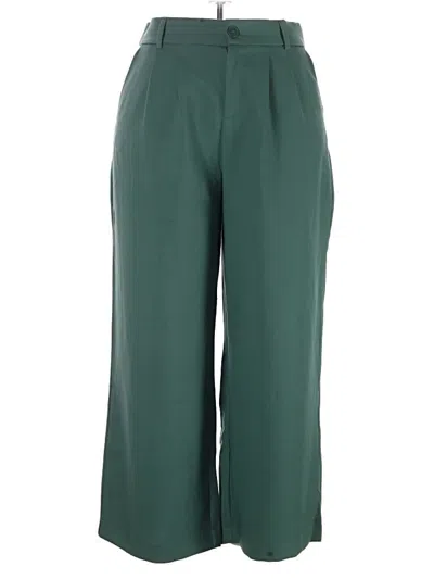 Pre-owned Studio By Torrid Casual Pants In Green
