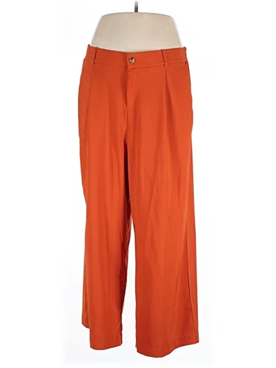 Pre-owned Studio By Torrid Casual Pants In Orange