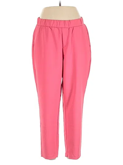 Pre-owned Studio By Torrid Casual Pants In Pink