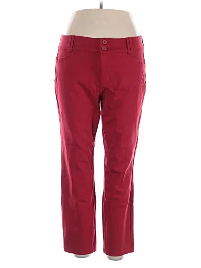 Pre-owned Studio By Torrid Casual Pants In Red