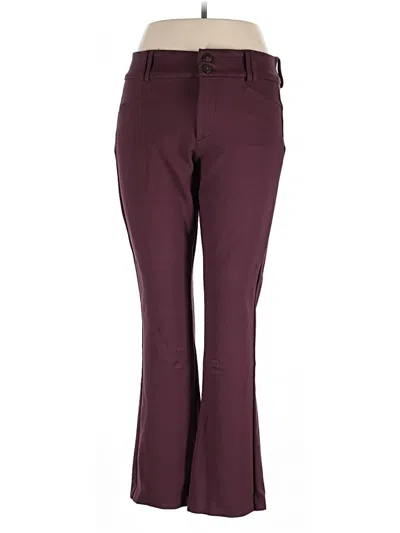Pre-owned Studio By Torrid Dress Pants In Burgundy