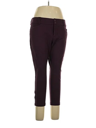 Pre-owned Studio By Torrid Dress Pants In Burgundy