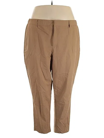 Pre-owned Studio By Torrid Khaki Pant In Brown