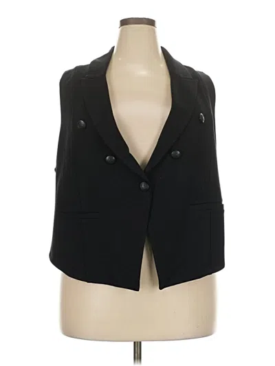 Pre-owned Studio By Torrid Tuxedo Vest In Black