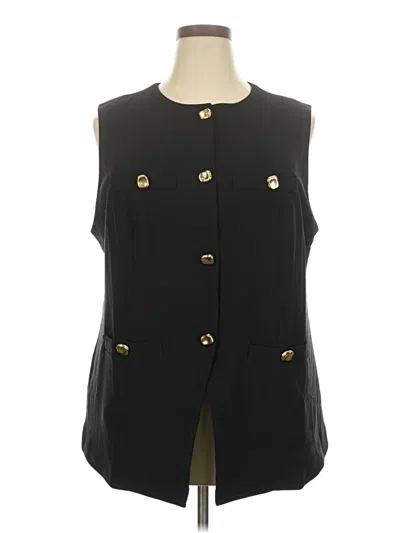 Pre-owned Studio By Torrid Vest In Black