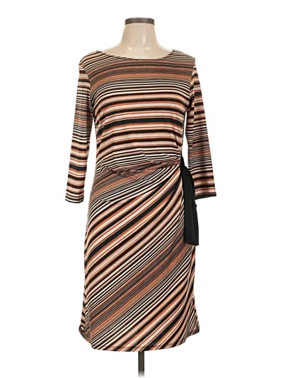 Pre-owned Studio Casual Dress In Brown