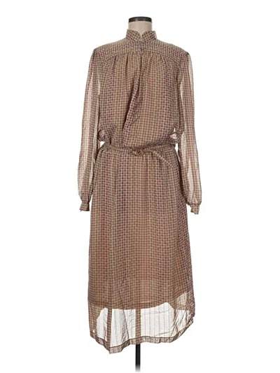 Pre-owned Studio Casual Dress In Brown