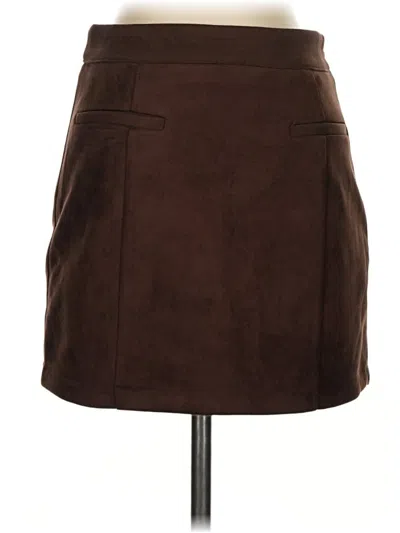 Pre-owned Studio Casual Skirt In Brown