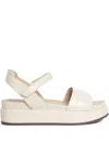 Studio Chofakian Padded Platform Sandals In White