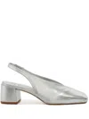 Studio Chofakian Scarpin Studio 45mm Leather Pumps In Silver