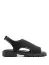 Studio Chofakian Studio 129 Neoprene Sandals In Black
