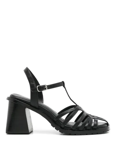 Studio Chofakian Studio 132 Leather Sandals In Black