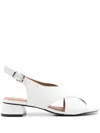 Studio Chofakian Studio 136 Leather Sandals In White